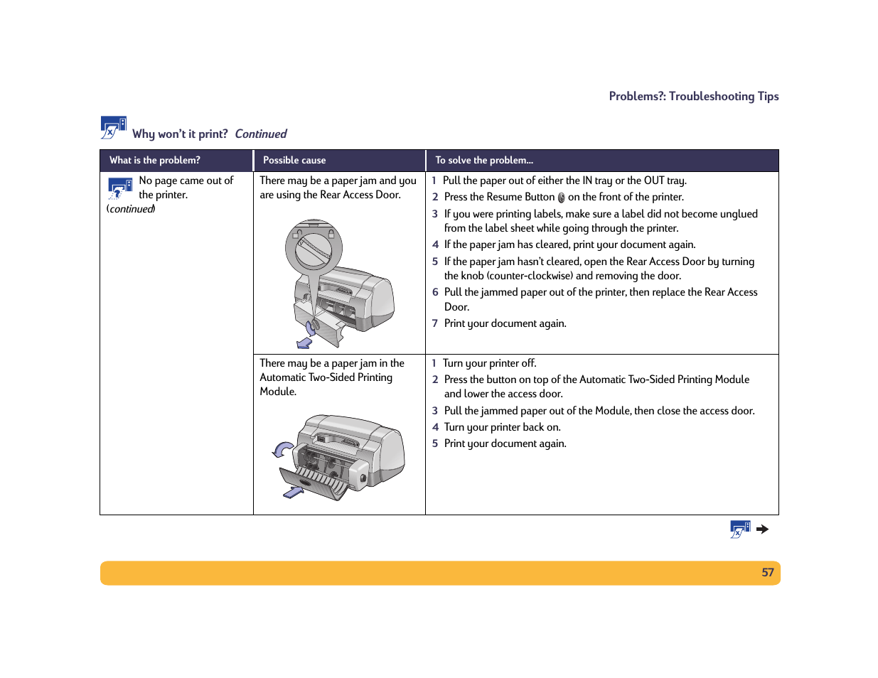HP Deskjet 990cxi Printer User Manual | Page 57 / 102
