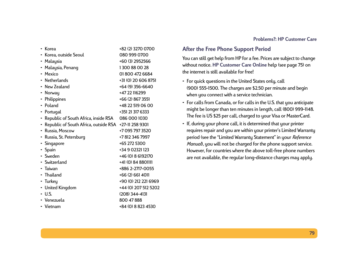 HP Deskjet 990cxi Printer User Manual | Page 79 / 102