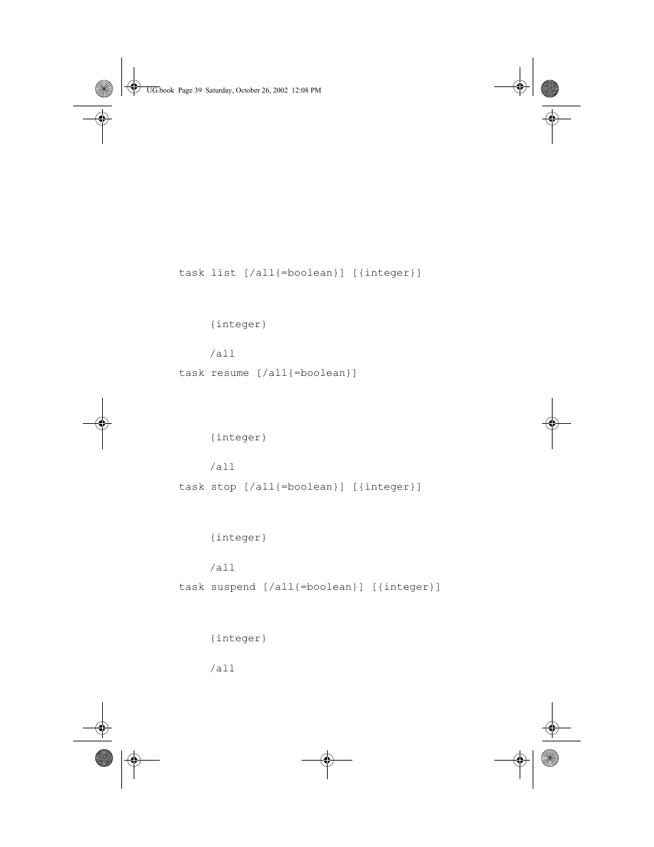 Task commands, Task commands 4-39 | HP Workstation xw8000 User Manual | Page 105 / 128