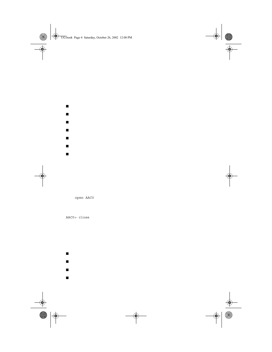 Using the cli, Opening and closing a controller, Creating single-level arrays | Using the cli 4-4 | HP Workstation xw8000 User Manual | Page 70 / 128