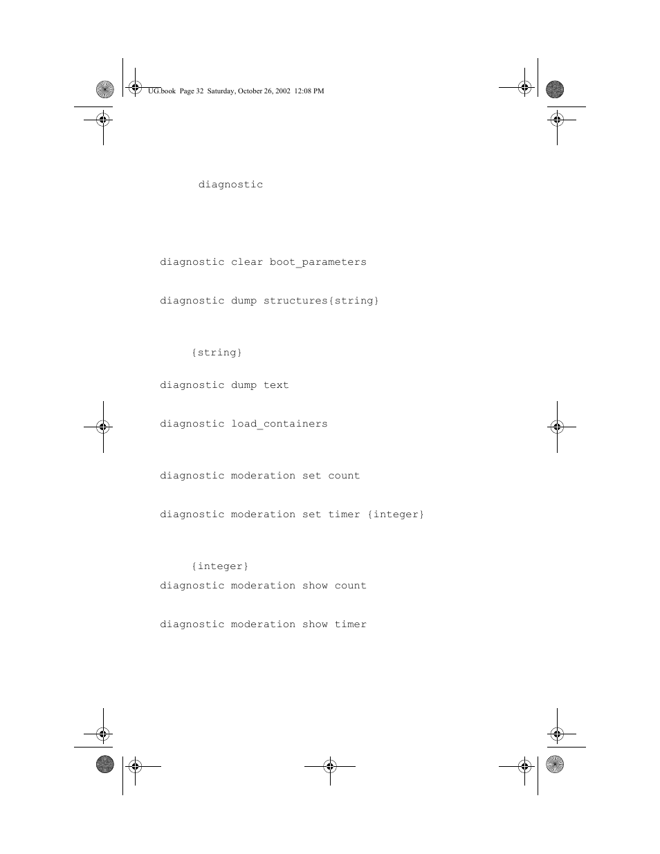 Diagnostic commands, Diagnostic commands 4-32 | HP Workstation xw8000 User Manual | Page 98 / 128