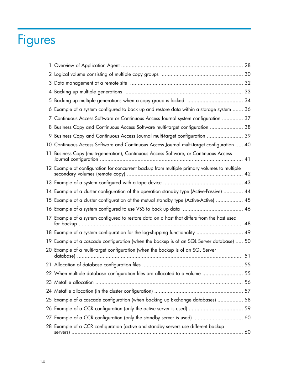 Figures | HP XP Array Manager Software User Manual | Page 14 / 564