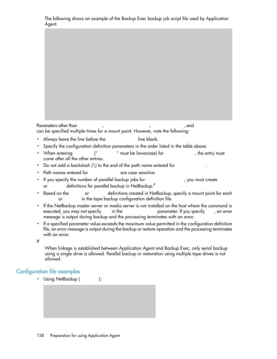 Configuration file examples | HP XP Array Manager Software User Manual | Page 158 / 564