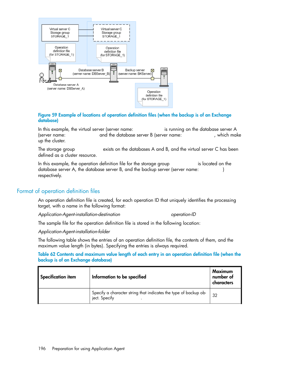 Format of operation definition files | HP XP Array Manager Software User Manual | Page 196 / 564