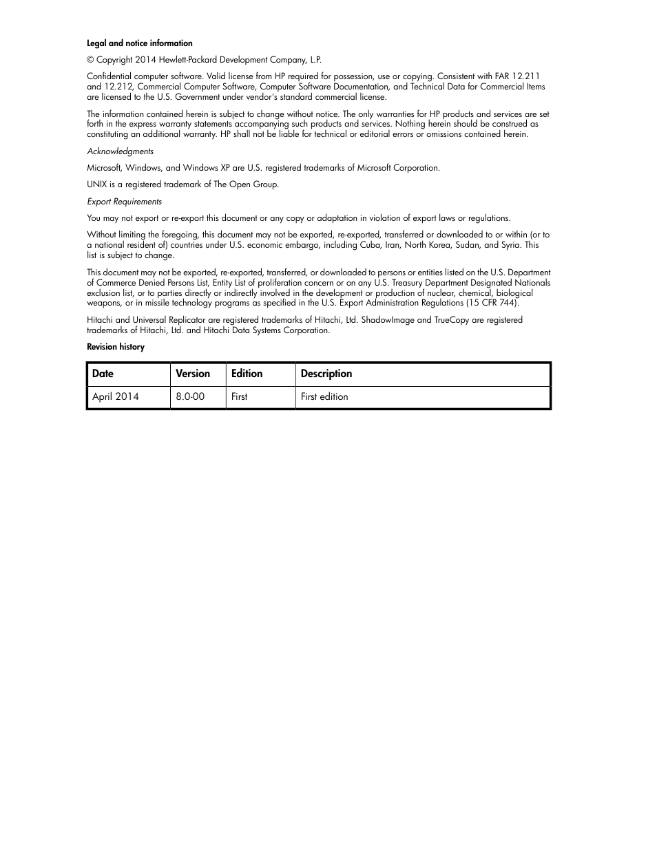 HP XP Array Manager Software User Manual | Page 2 / 564