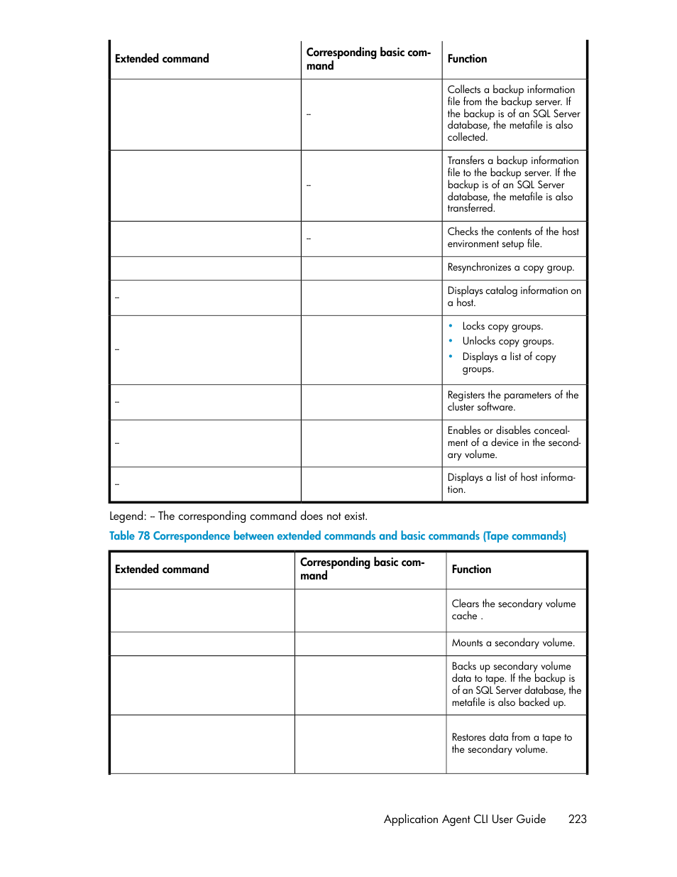 HP XP Array Manager Software User Manual | Page 223 / 564