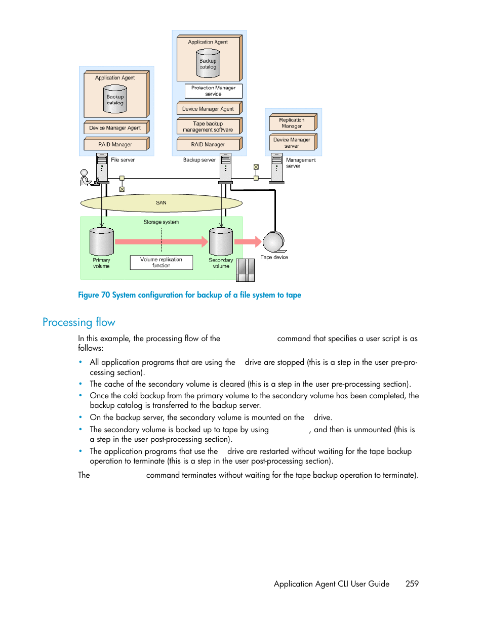 Processing flow | HP XP Array Manager Software User Manual | Page 259 / 564