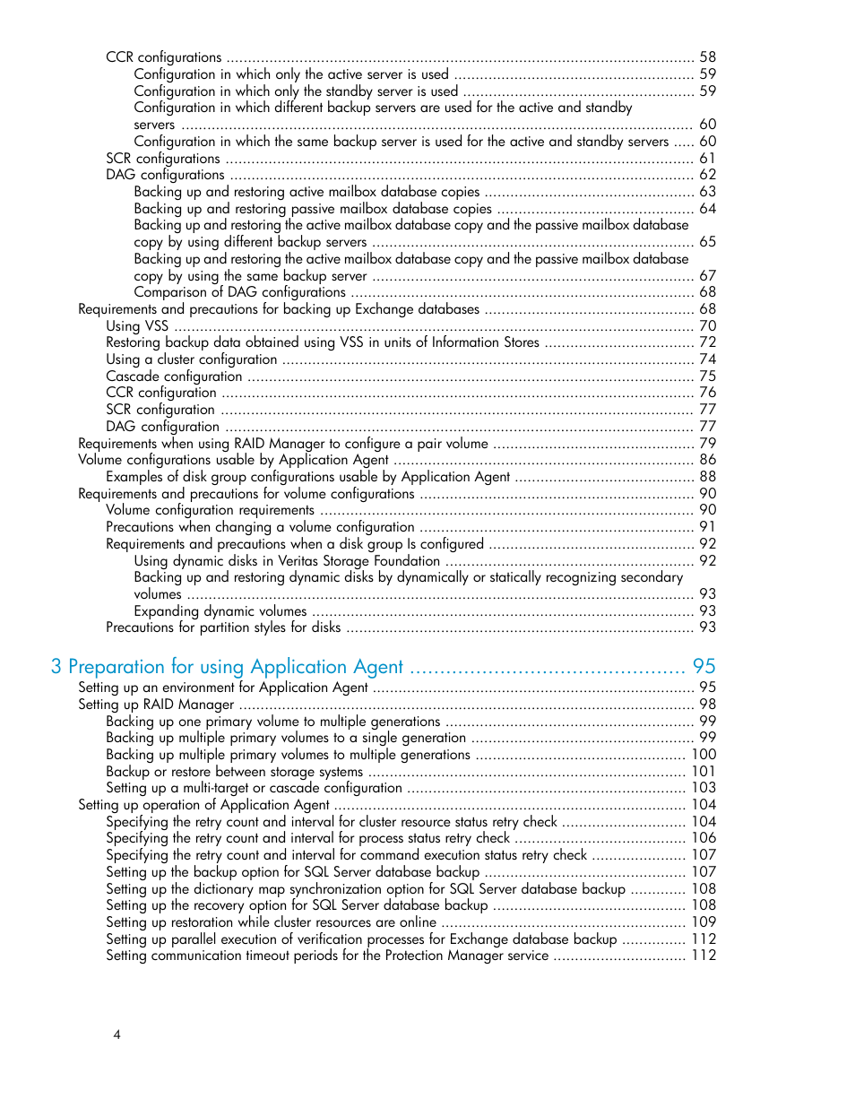 3 preparation for using application agent | HP XP Array Manager Software User Manual | Page 4 / 564