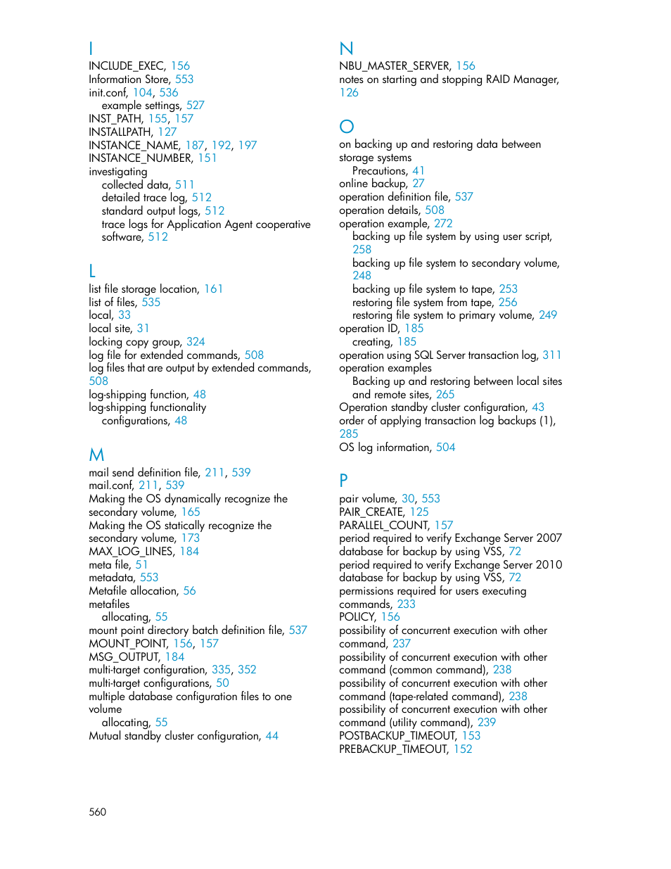 HP XP Array Manager Software User Manual | Page 560 / 564