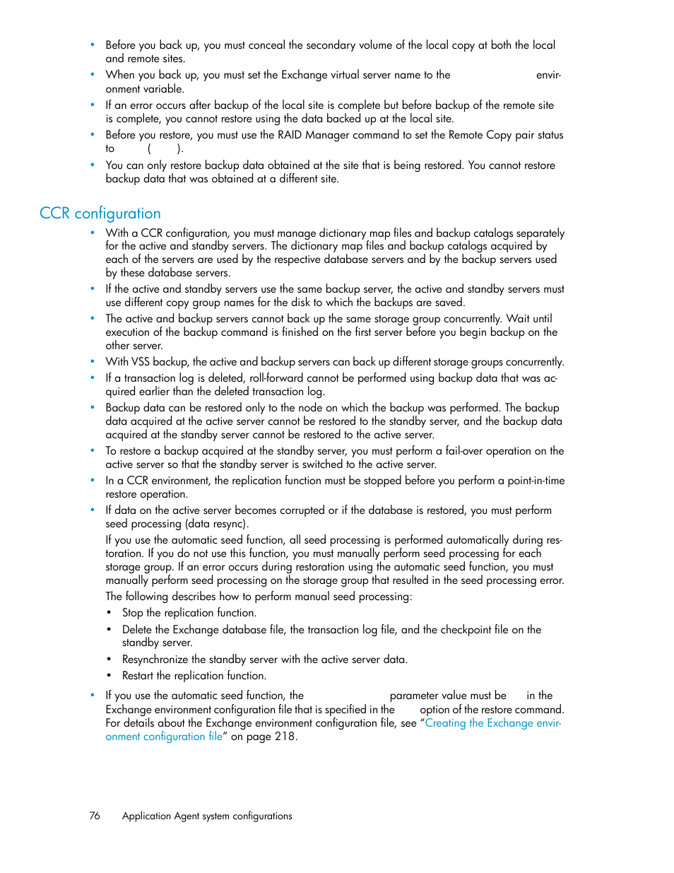 Ccr configuration | HP XP Array Manager Software User Manual | Page 76 / 564