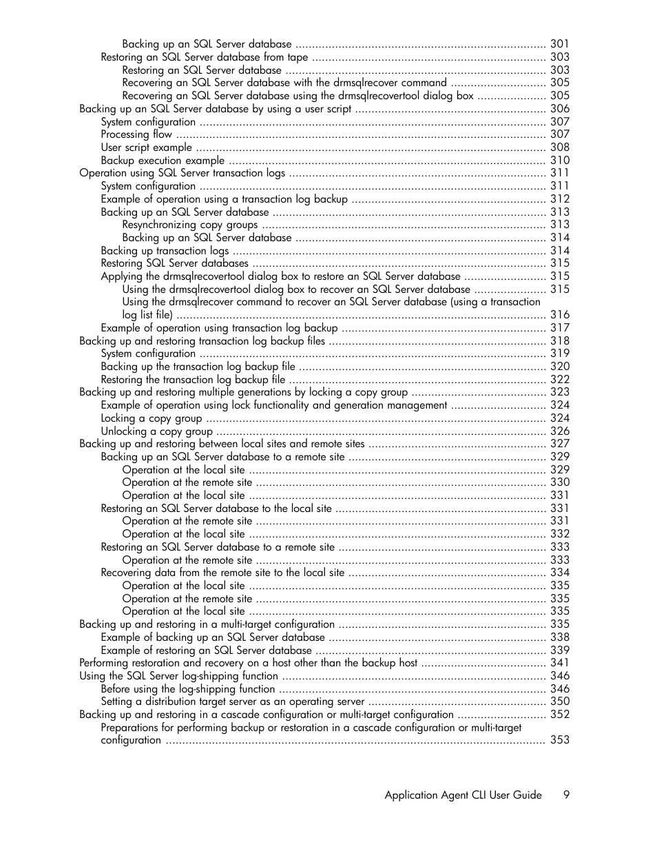 HP XP Array Manager Software User Manual | Page 9 / 564