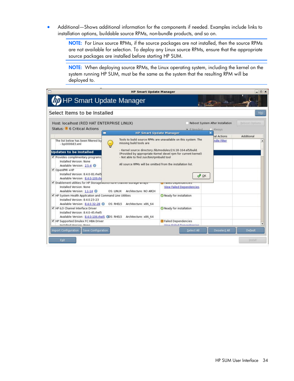 HP ProLiant Support Pack User Manual | Page 34 / 109