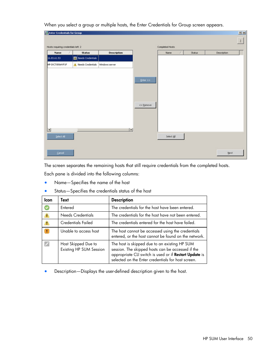 HP ProLiant Support Pack User Manual | Page 50 / 109