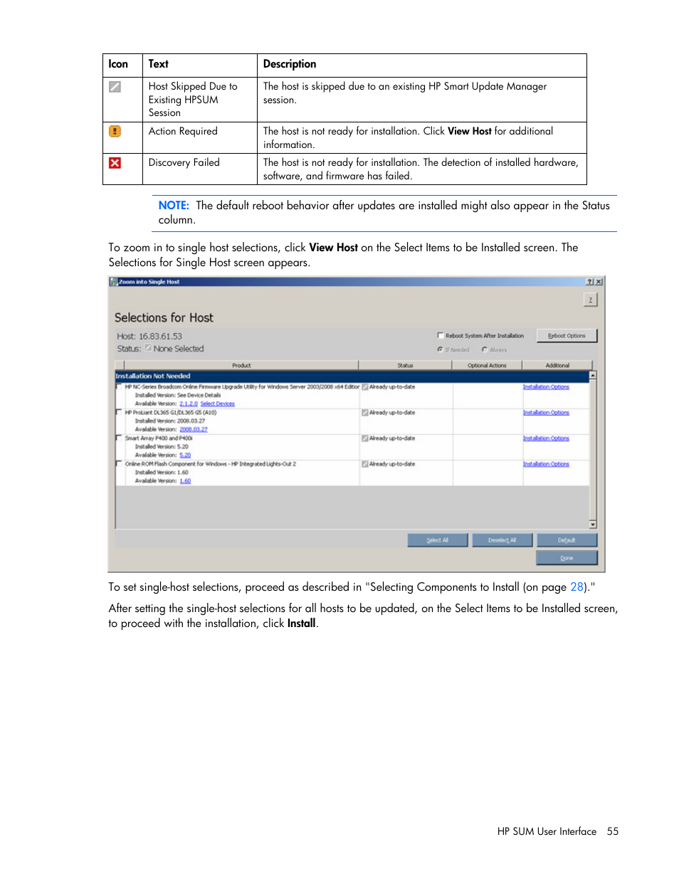 HP ProLiant Support Pack User Manual | Page 55 / 109