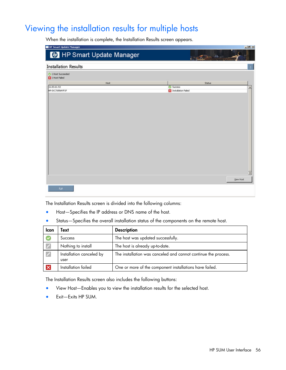 HP ProLiant Support Pack User Manual | Page 56 / 109