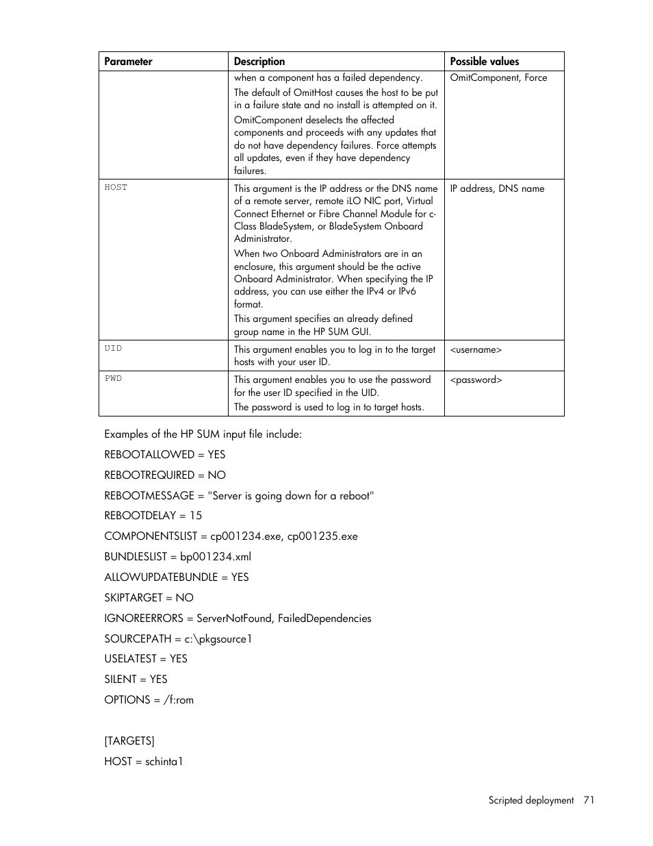 HP ProLiant Support Pack User Manual | Page 71 / 109