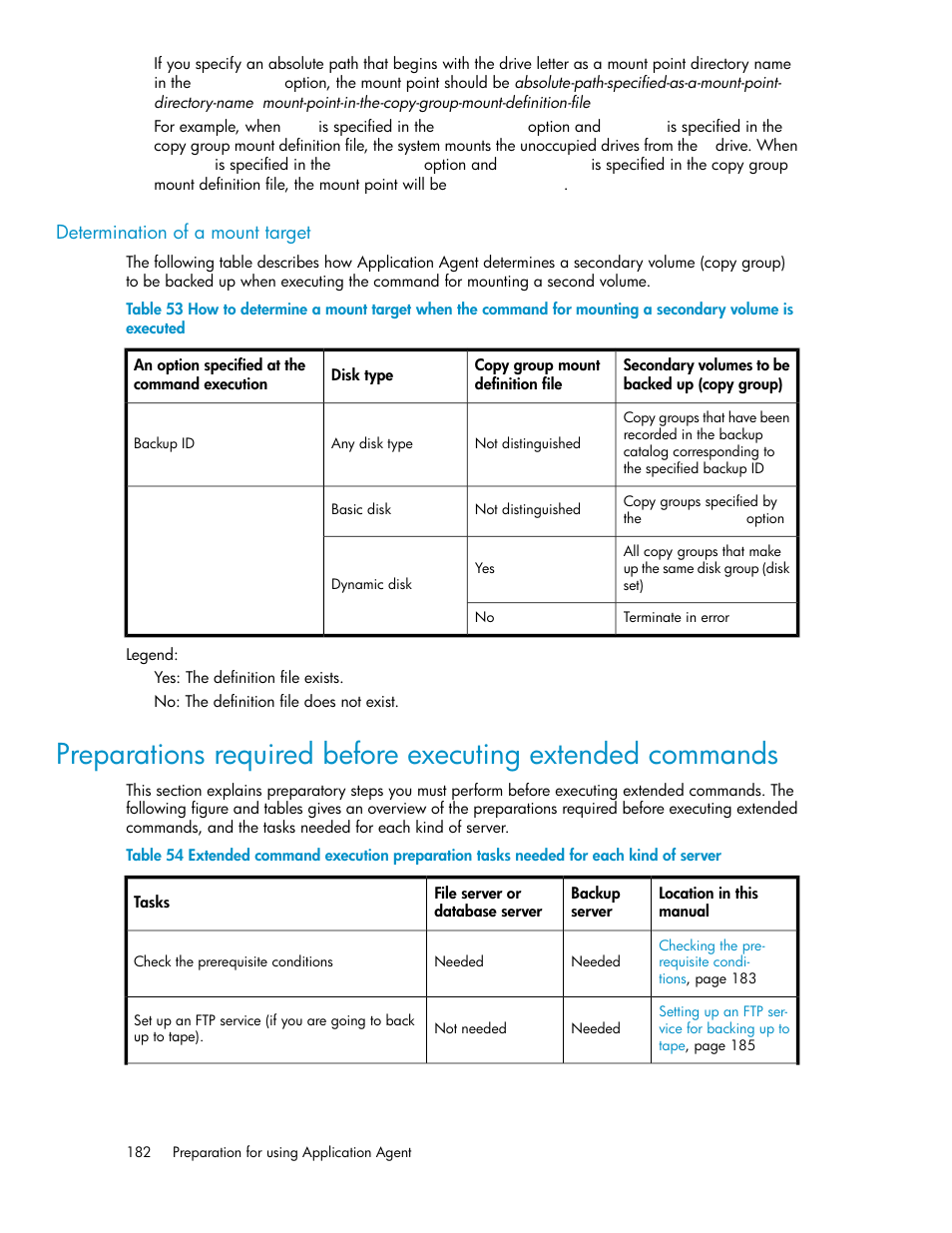 Determination of a mount target | HP XP Command View Advanced Edition Software User Manual | Page 182 / 580