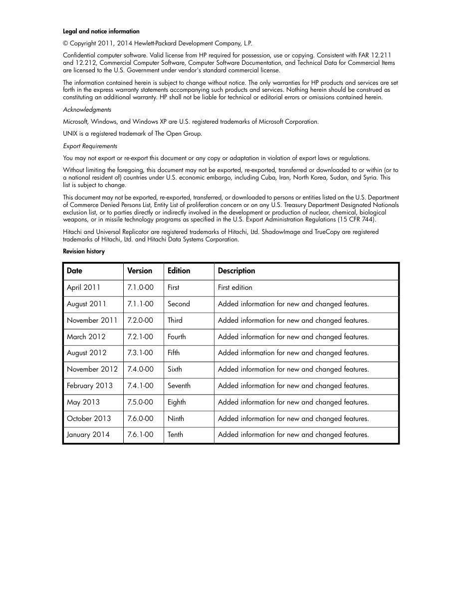 HP XP Command View Advanced Edition Software User Manual | Page 2 / 580