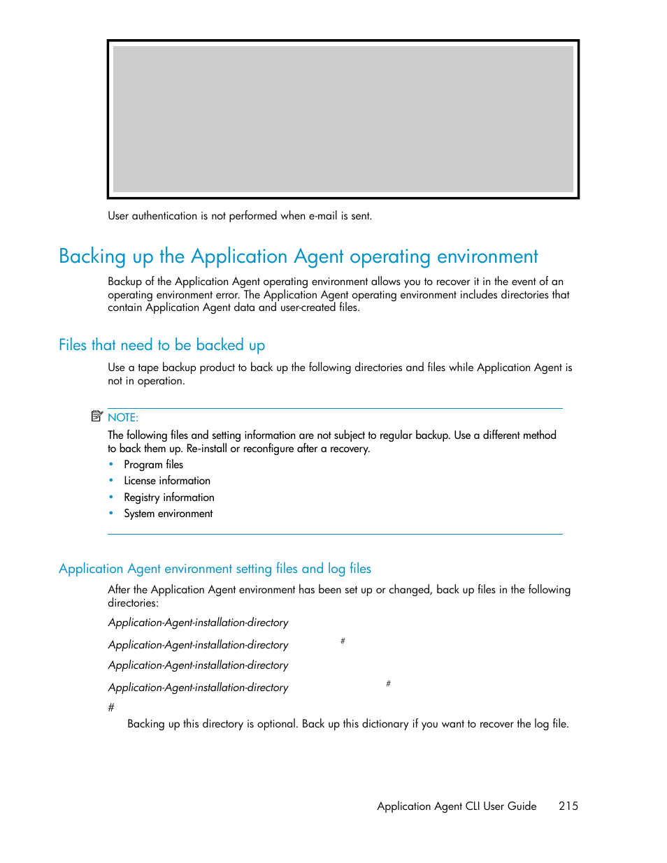 Files that need to be backed up | HP XP Command View Advanced Edition Software User Manual | Page 215 / 580