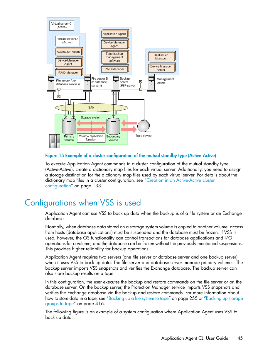 Configurations when vss is used | HP XP Command View Advanced Edition Software User Manual | Page 45 / 580