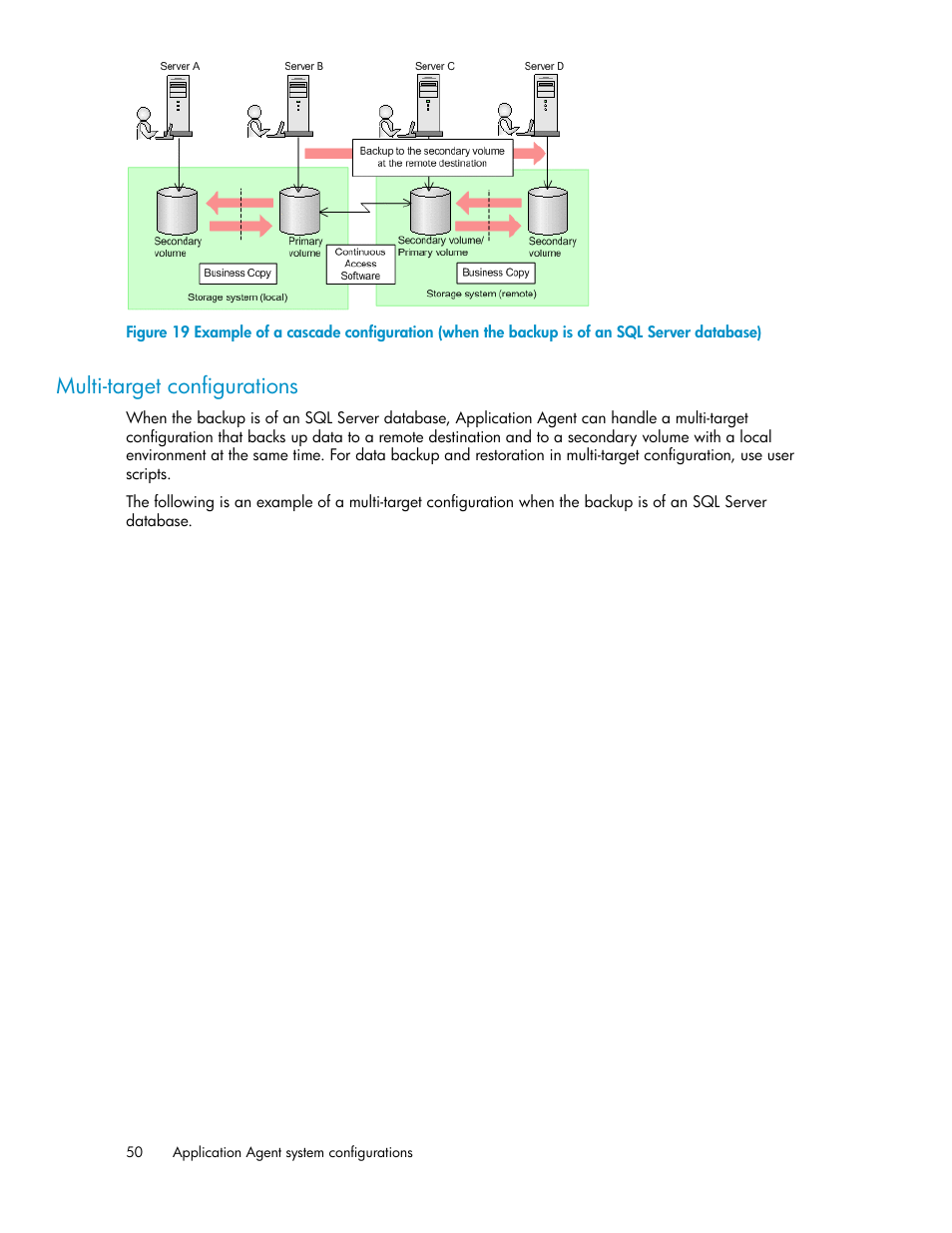Multi-target configurations | HP XP Command View Advanced Edition Software User Manual | Page 50 / 580