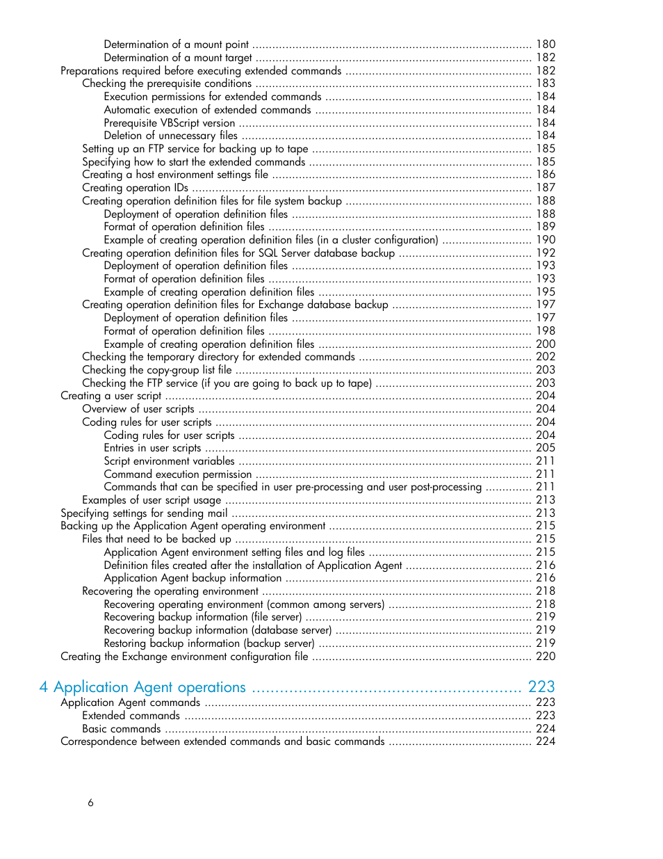 4 application agent operations | HP XP Command View Advanced Edition Software User Manual | Page 6 / 580