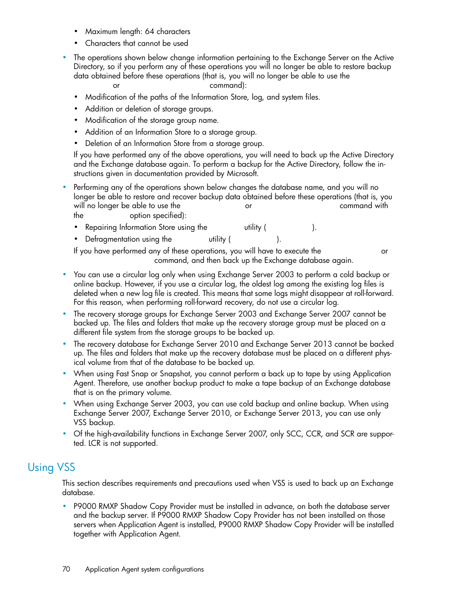 Using vss | HP XP Command View Advanced Edition Software User Manual | Page 70 / 580