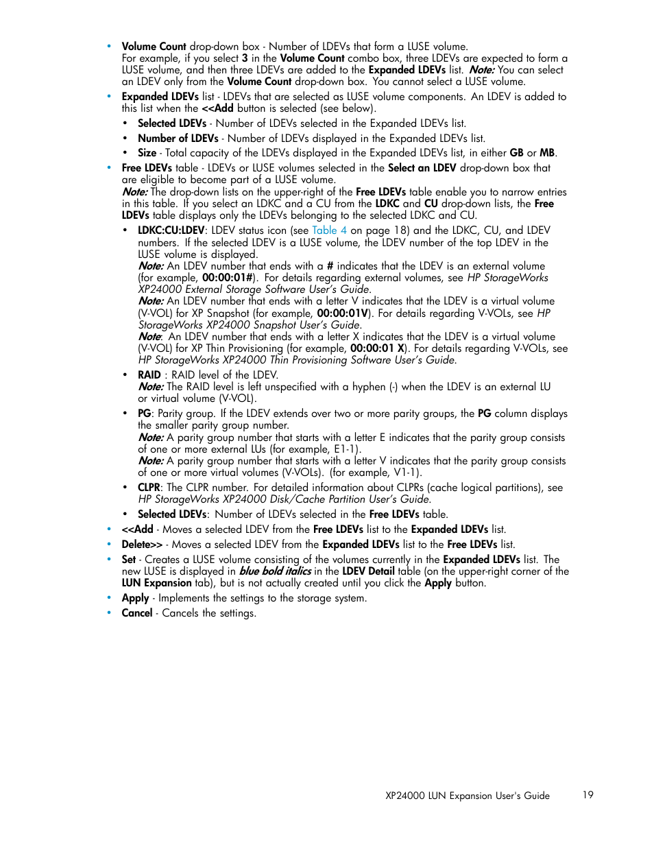 HP XP20000XP24000 Disk Array User Manual | Page 19 / 36