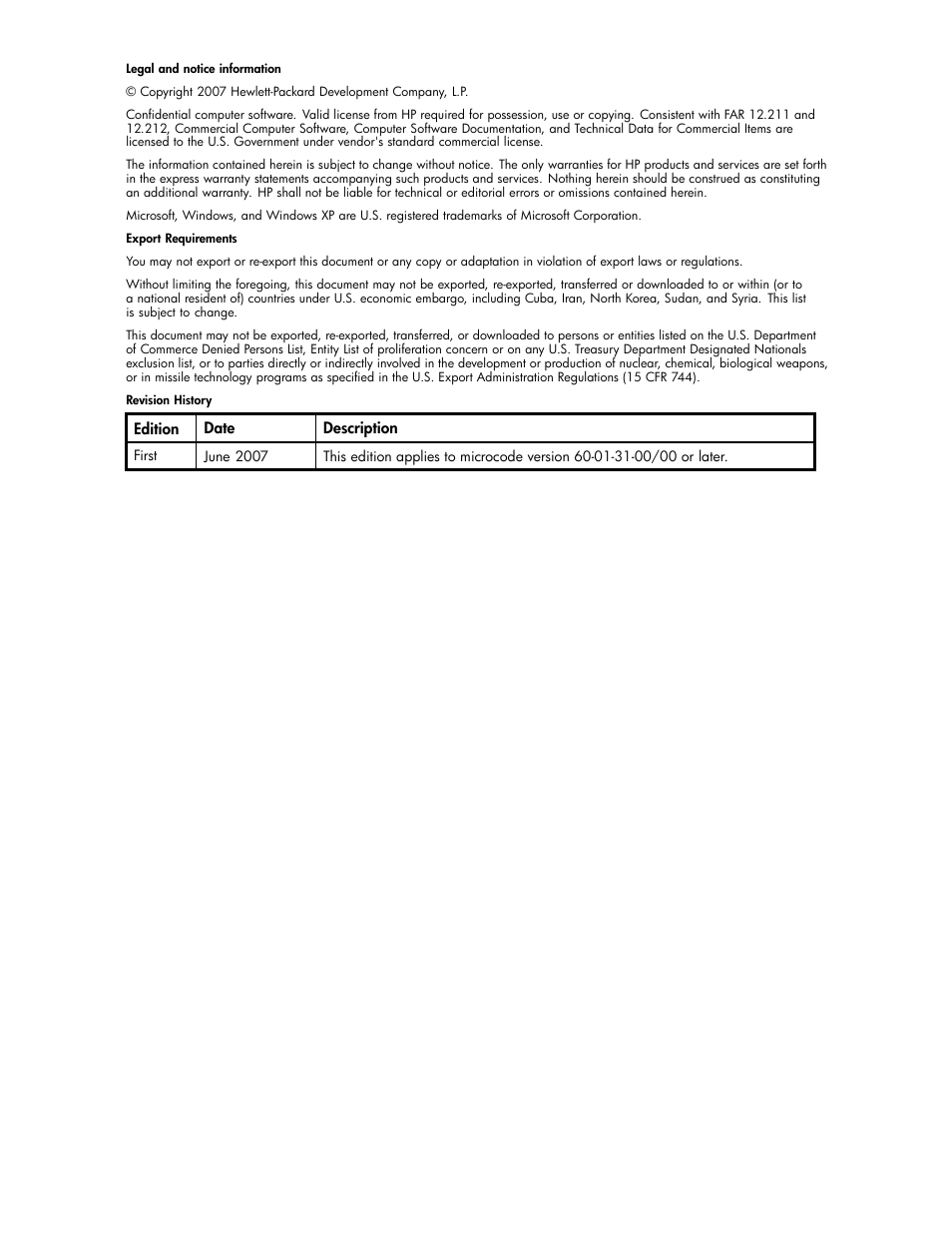 HP XP20000XP24000 Disk Array User Manual | Page 2 / 36