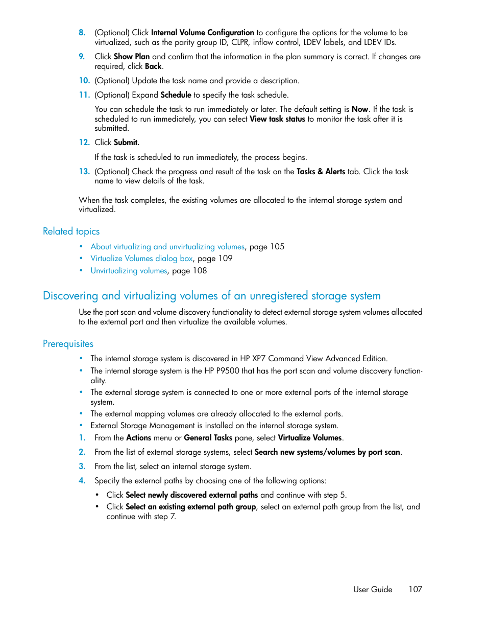 HP XP Array Manager Software User Manual | Page 107 / 282