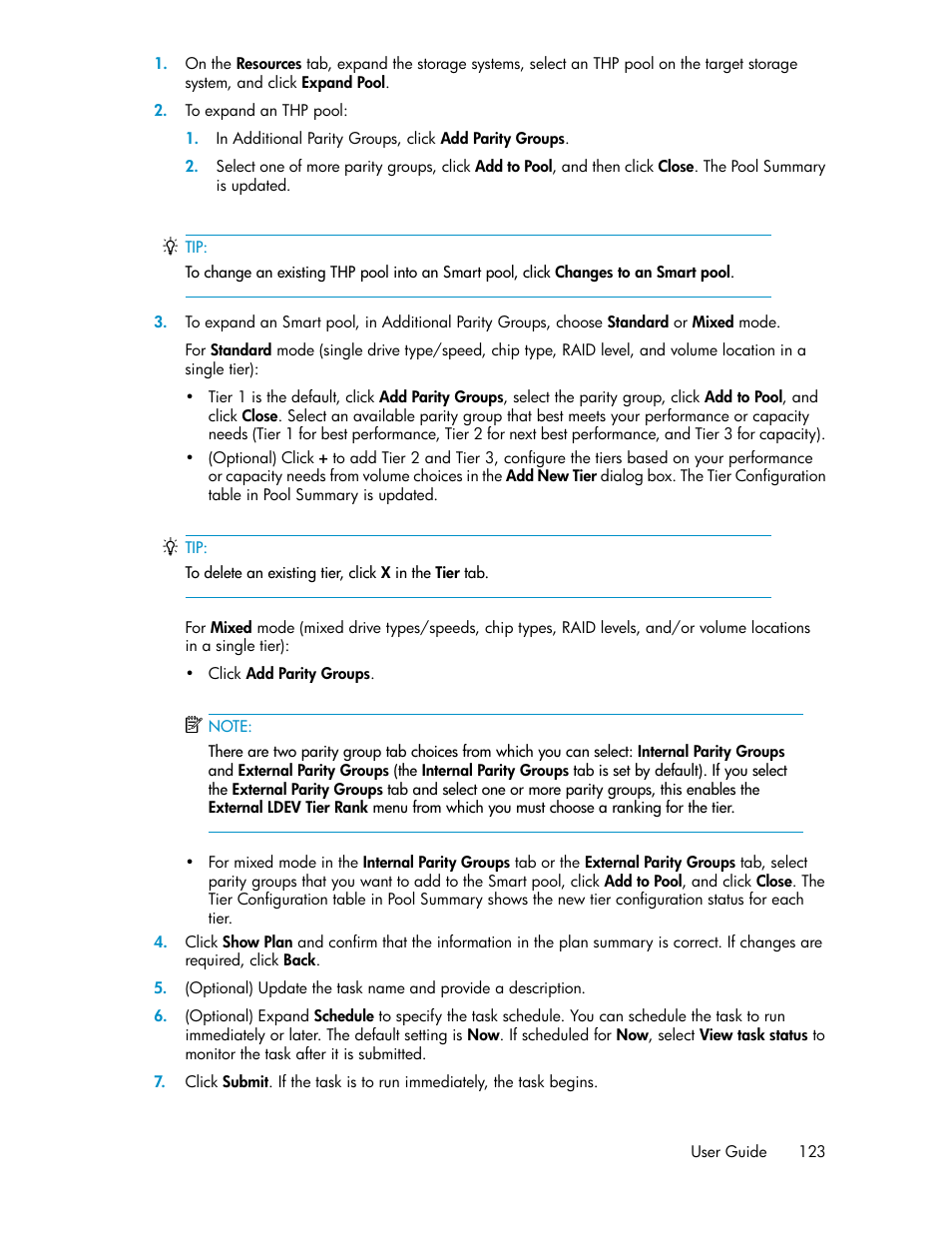 HP XP Array Manager Software User Manual | Page 123 / 282