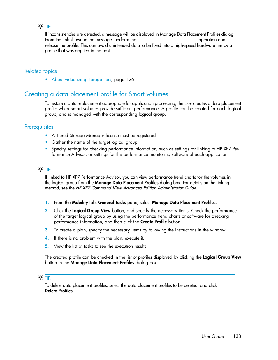 HP XP Array Manager Software User Manual | Page 133 / 282