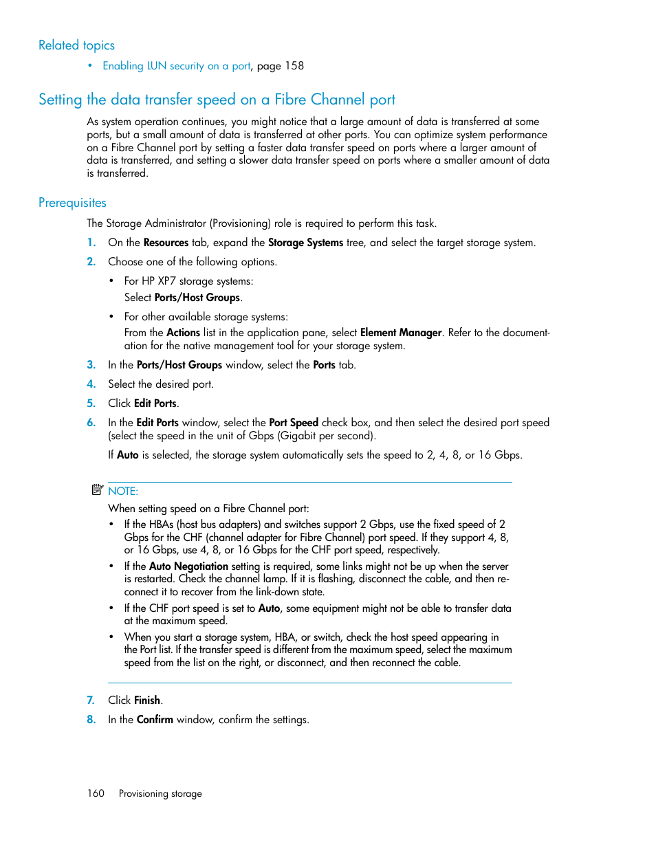 HP XP Array Manager Software User Manual | Page 160 / 282