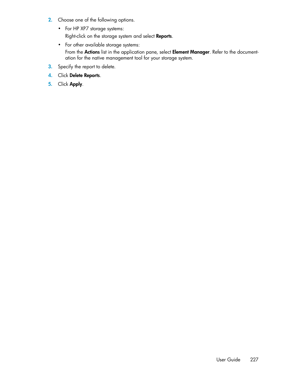 HP XP Array Manager Software User Manual | Page 227 / 282