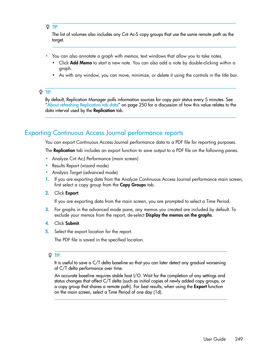 HP XP Array Manager Software User Manual | Page 249 / 282