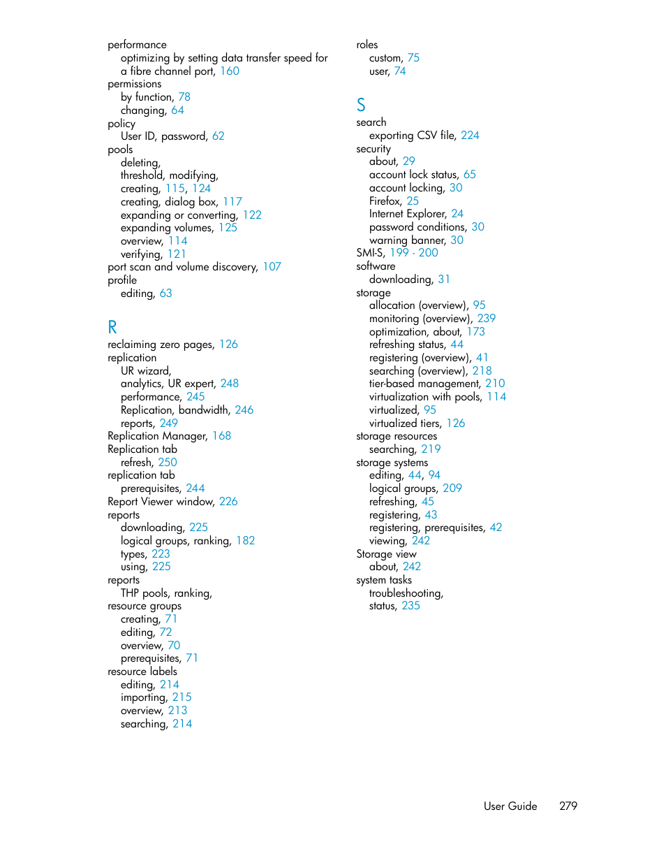 HP XP Array Manager Software User Manual | Page 279 / 282