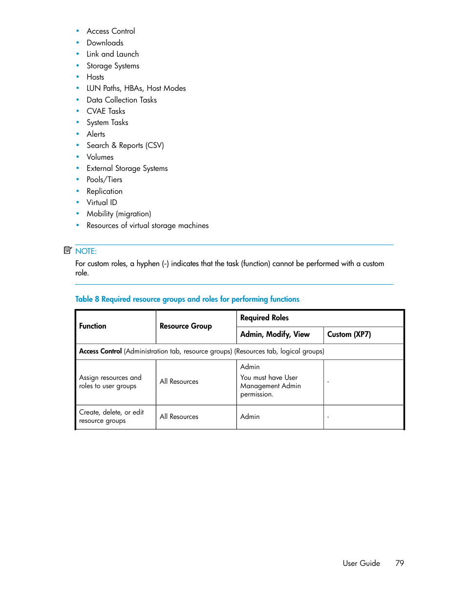 HP XP Array Manager Software User Manual | Page 79 / 282