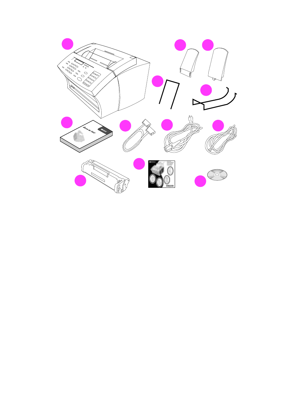 Checking the contents | HP LaserJet 3100 All-in-One Printer series User Manual | Page 16 / 286