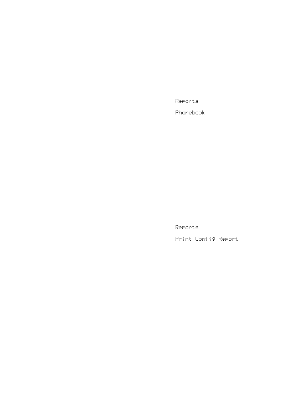 Printing a one-touch, speed-dial, and group- dial, Printing a configuration report | HP LaserJet 3100 All-in-One Printer series User Manual | Page 167 / 286