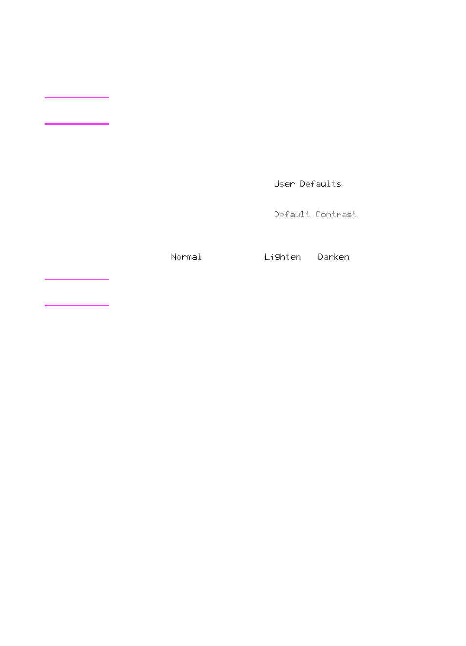 Changing the default contrast | HP LaserJet 3100 All-in-One Printer series User Manual | Page 173 / 286