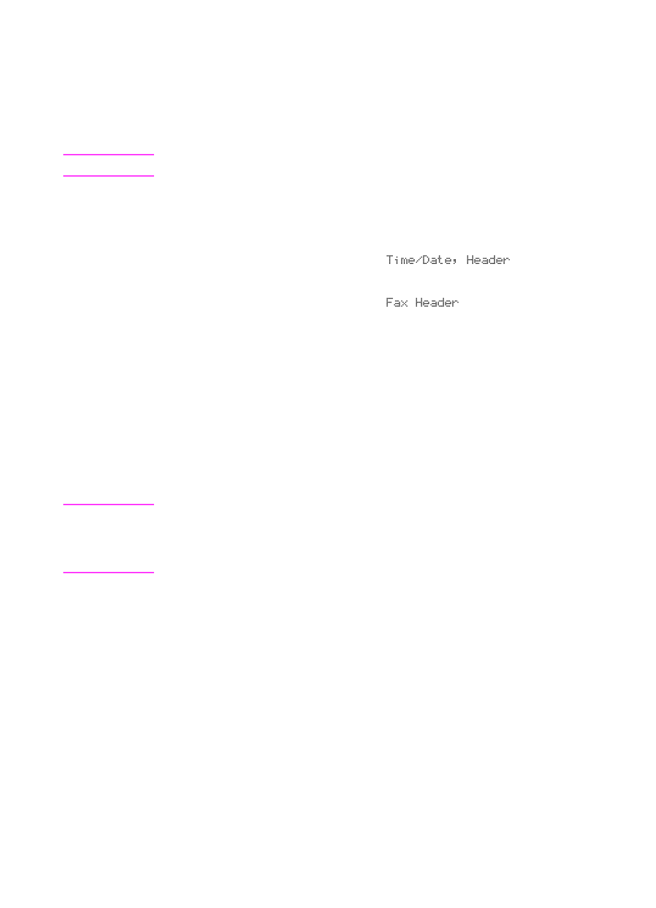 Setting the fax header | HP LaserJet 3100 All-in-One Printer series User Manual | Page 43 / 286