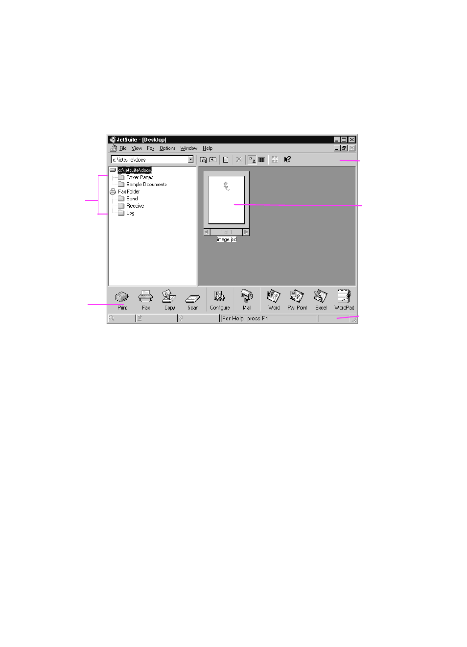 Introducing the desktop (software) | HP LaserJet 3100 All-in-One Printer series User Manual | Page 54 / 286