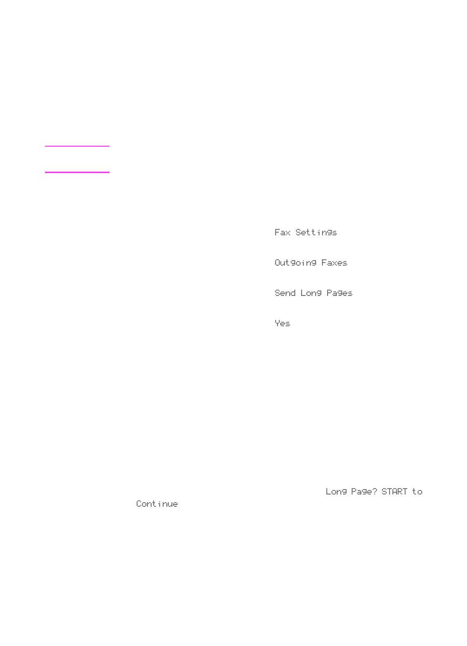 Sending long pages | HP LaserJet 3100 All-in-One Printer series User Manual | Page 81 / 286