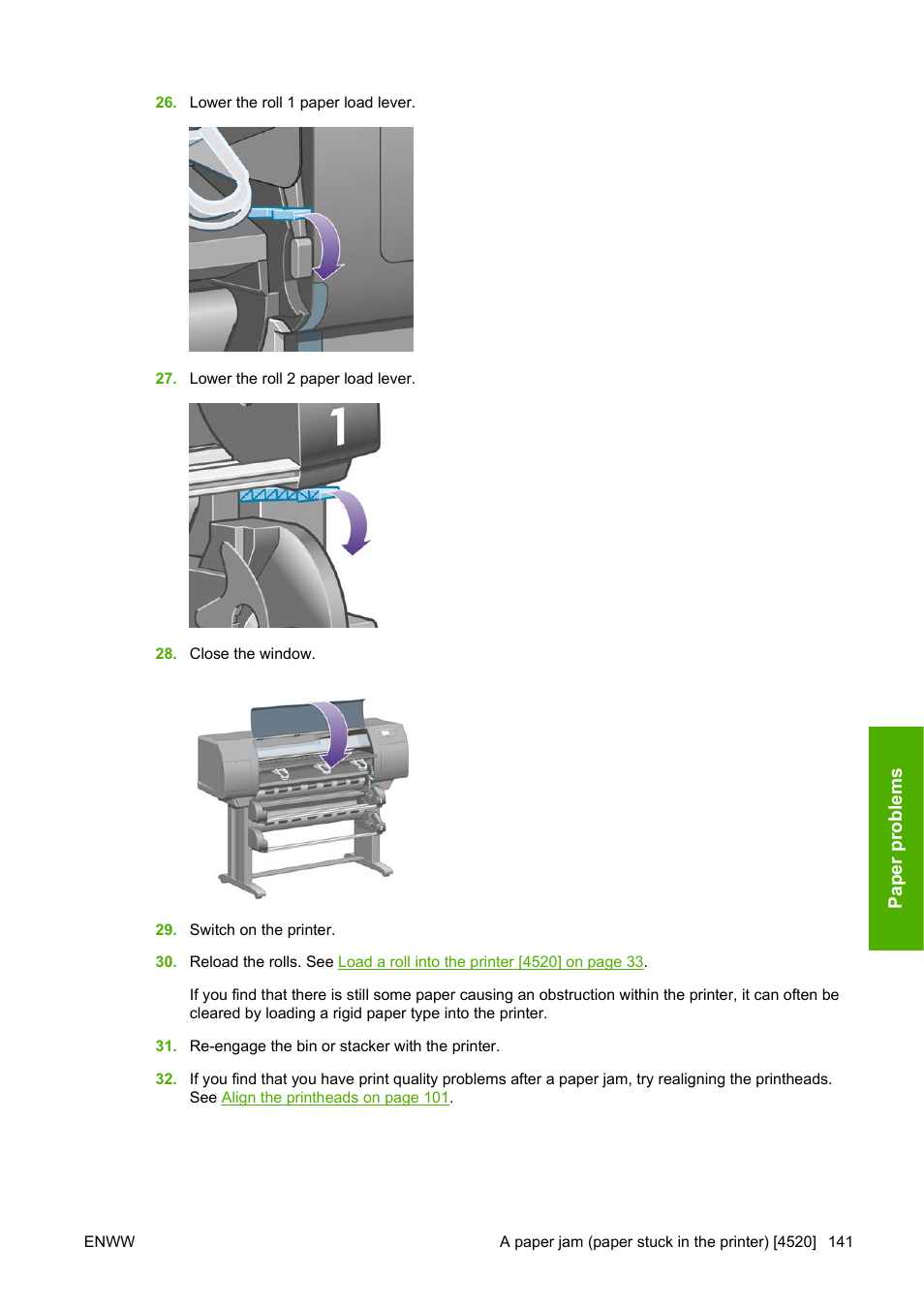 HP Designjet 4520 Printer series User Manual | Page 151 / 235