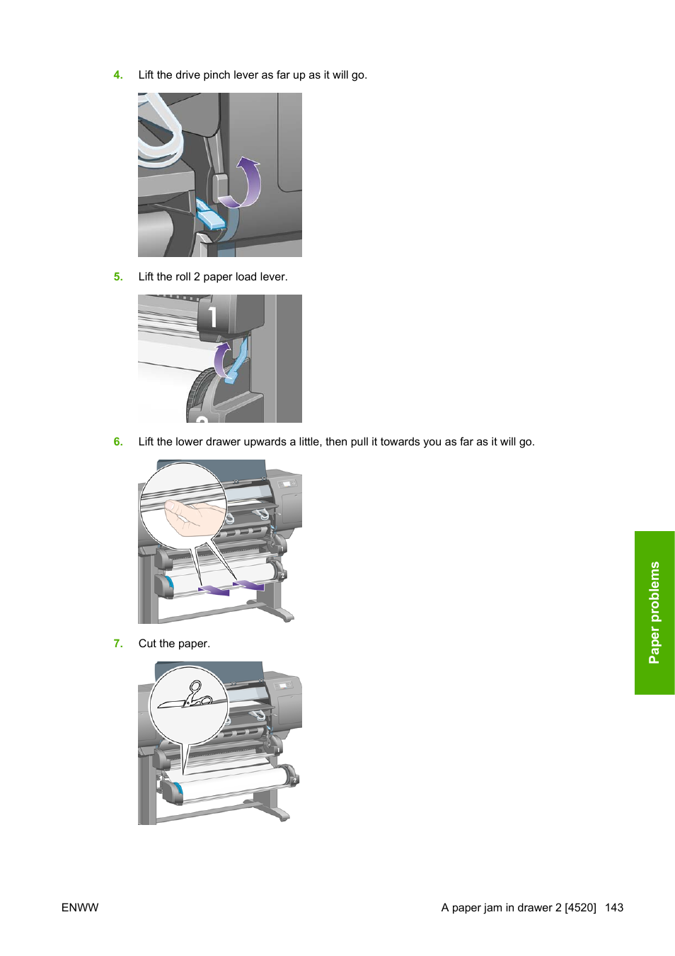 HP Designjet 4520 Printer series User Manual | Page 153 / 235