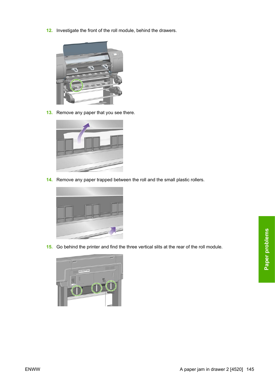 HP Designjet 4520 Printer series User Manual | Page 155 / 235