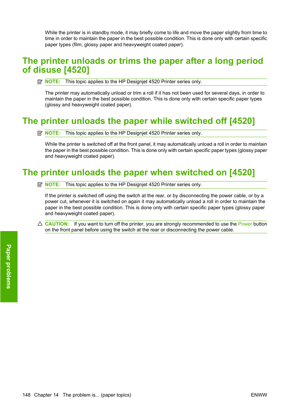 HP Designjet 4520 Printer series User Manual | Page 158 / 235
