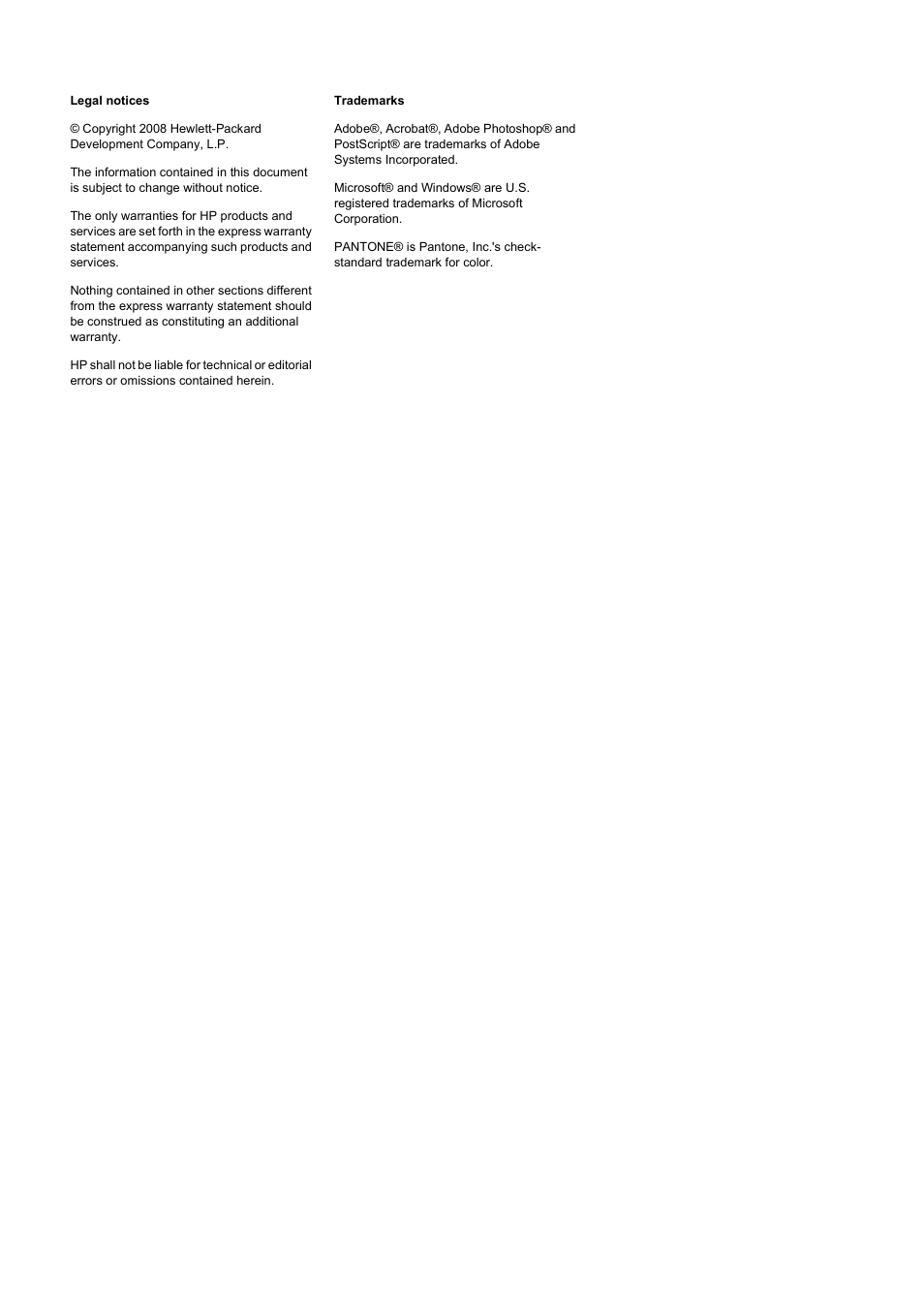 HP Designjet 4520 Printer series User Manual | Page 2 / 235