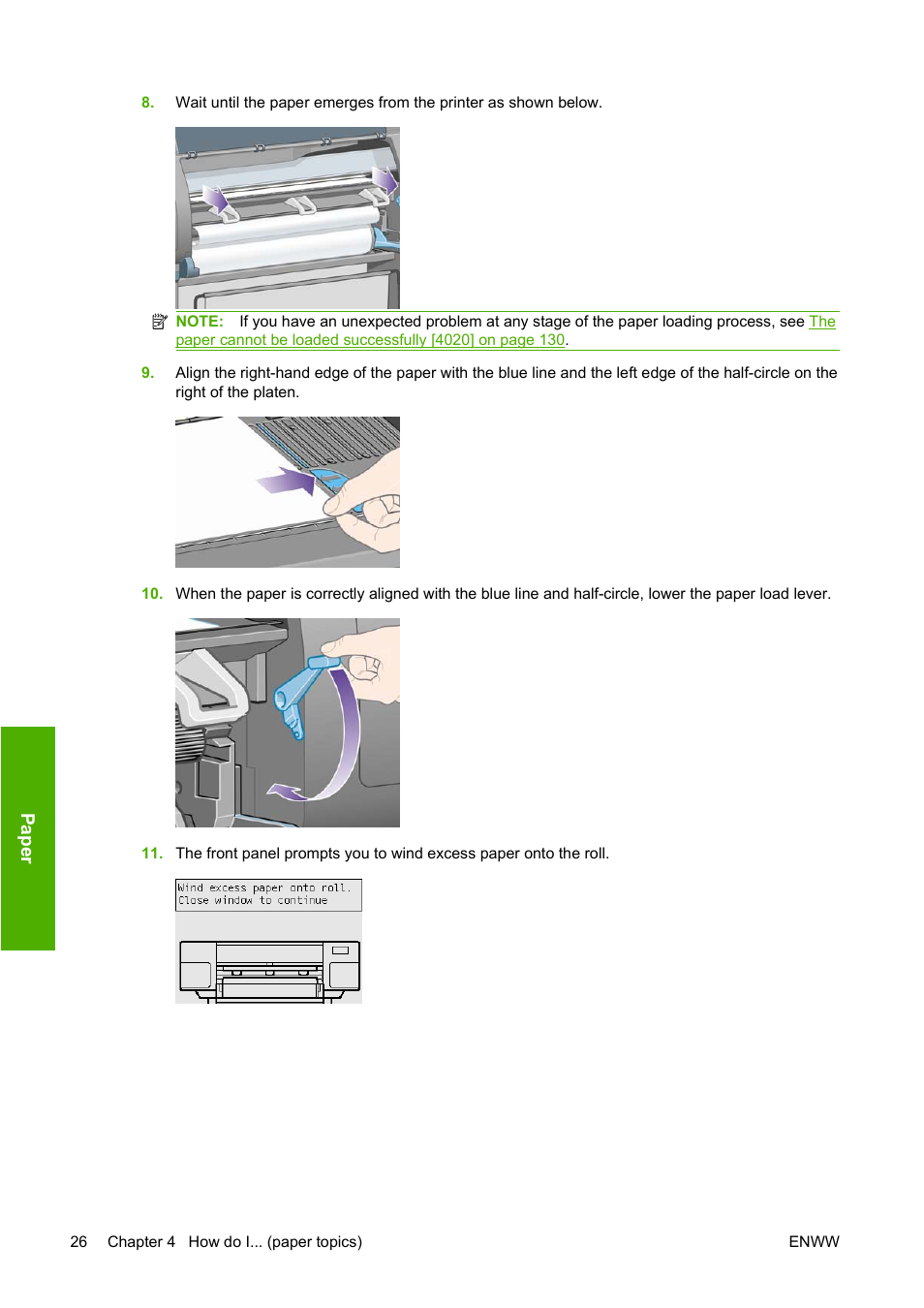 HP Designjet 4520 Printer series User Manual | Page 36 / 235