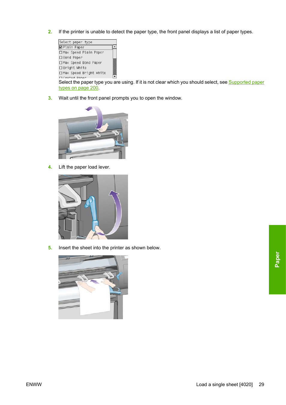 HP Designjet 4520 Printer series User Manual | Page 39 / 235